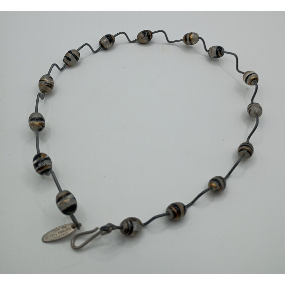 Victoria Tane Headbenz - Black and Gold Beads - Picture 2 of 7